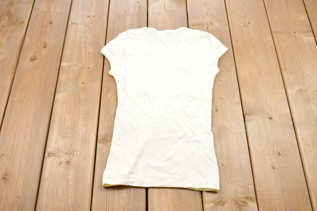 Vintage 1970s Basic Beige T-Shirt