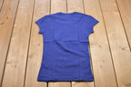 Vintage 1970s Basic Navy Blue T-Shirt