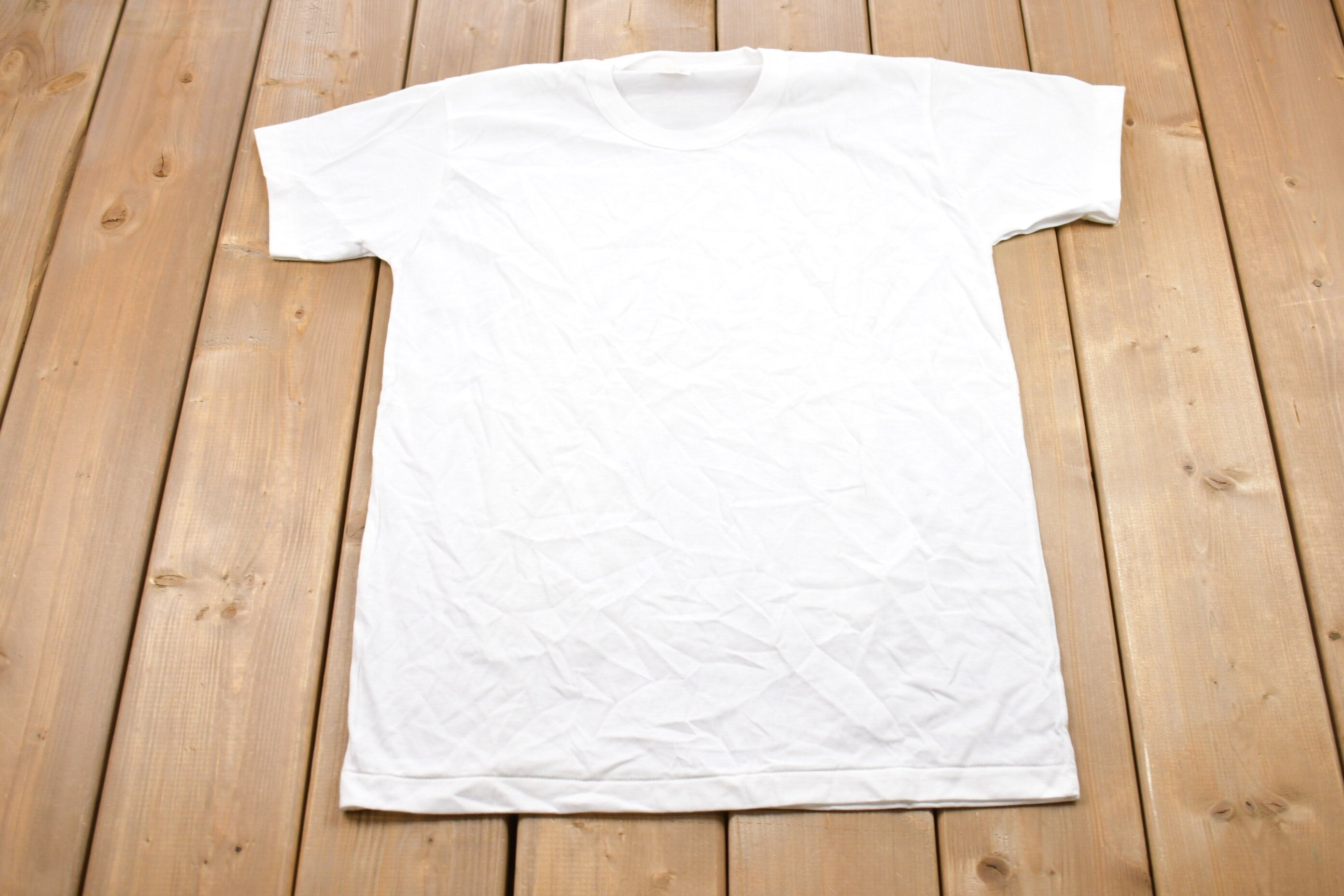 Vintage 1970s Brightline White T-Shirt