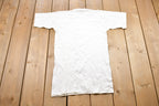 Vintage 1980s Basic White T-Shirt