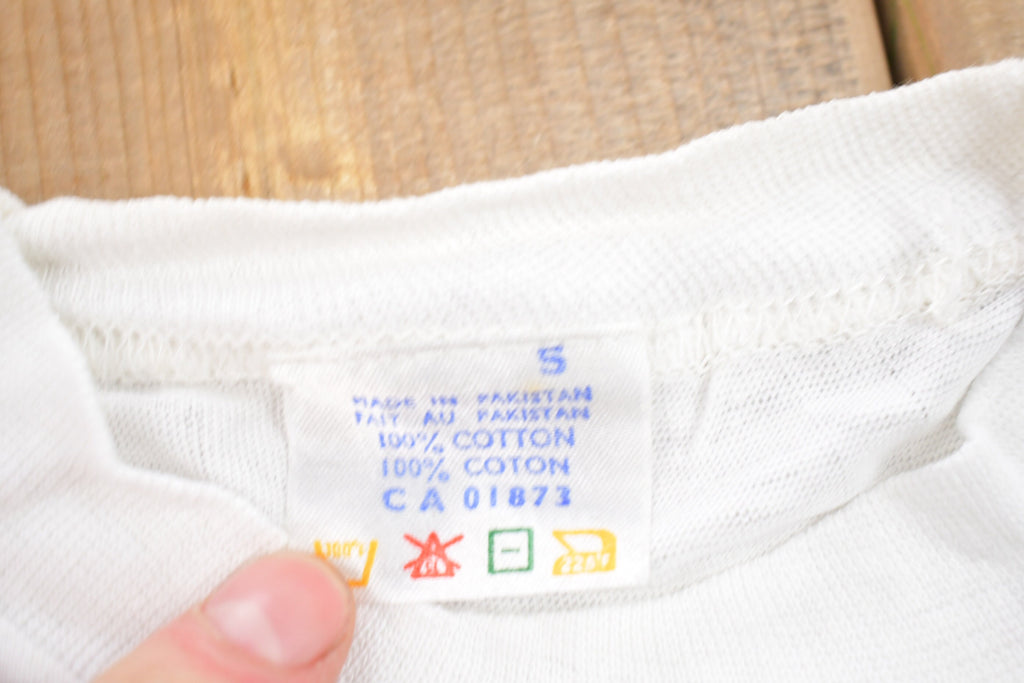 Vintage 1980s Basic White T-Shirt