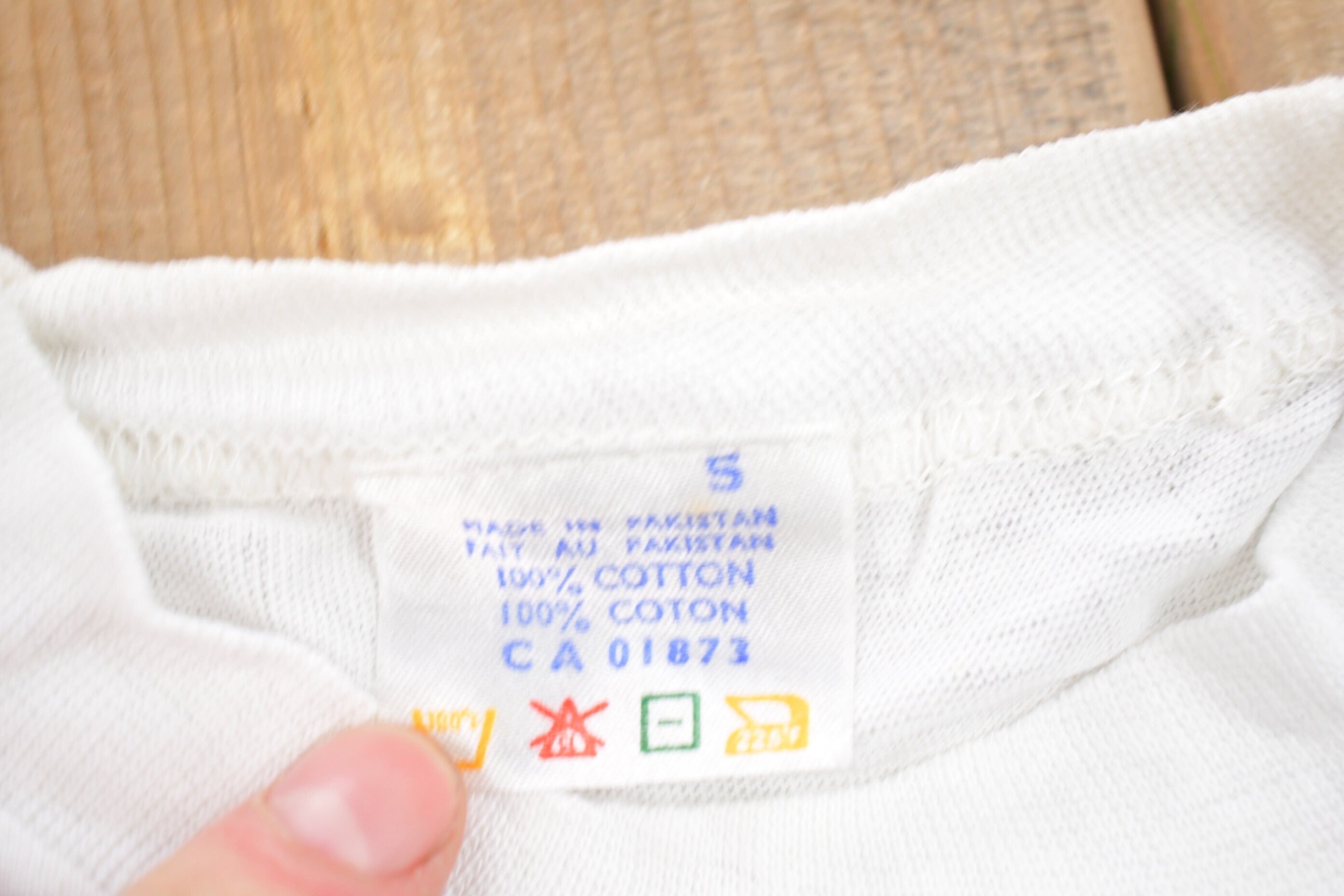 Vintage 1980s Basic White T-Shirt