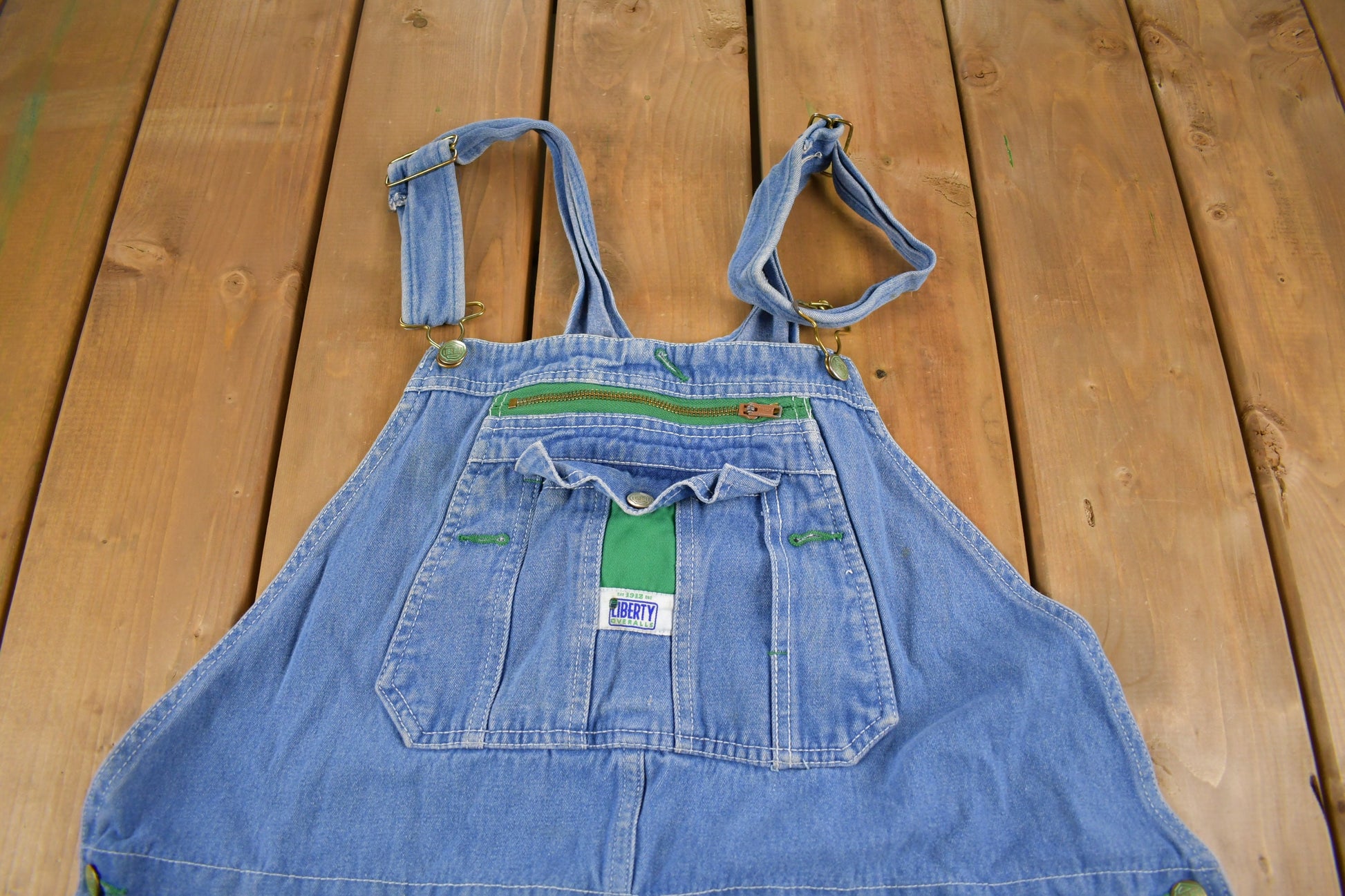 Vintage 1990s Liberty Denim Jean Overalls Size 46 x 27