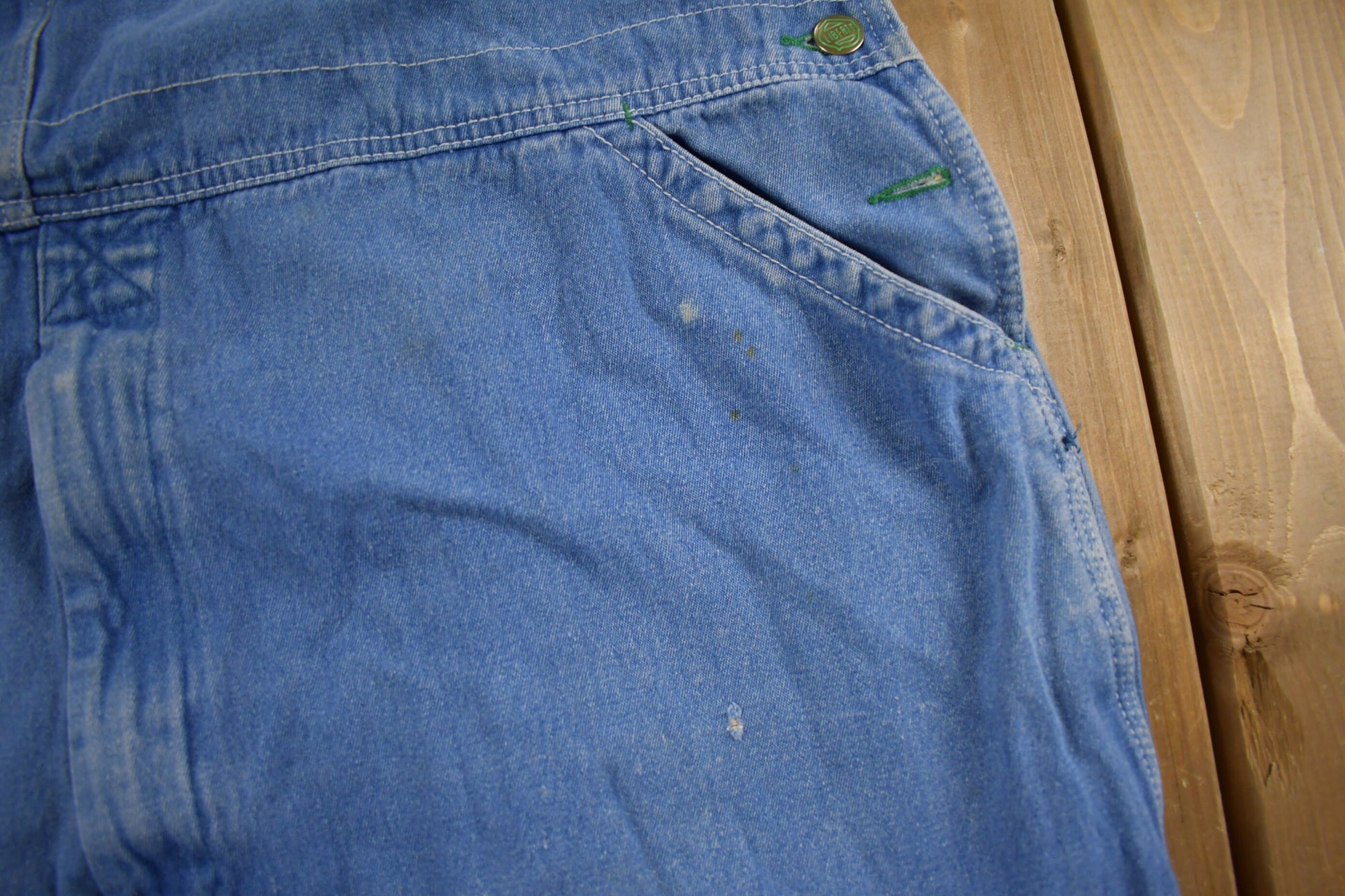 Vintage 1990s Liberty Denim Jean Overalls Size 46 x 27