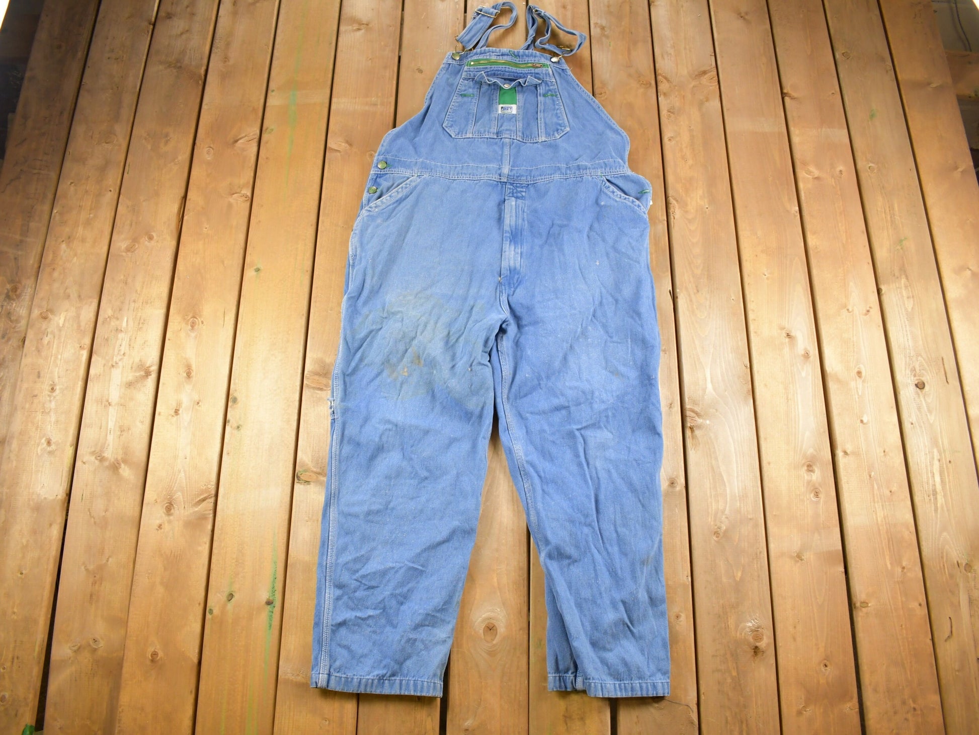 Vintage 1990s Liberty Denim Jean Overalls Size 46 x 27
