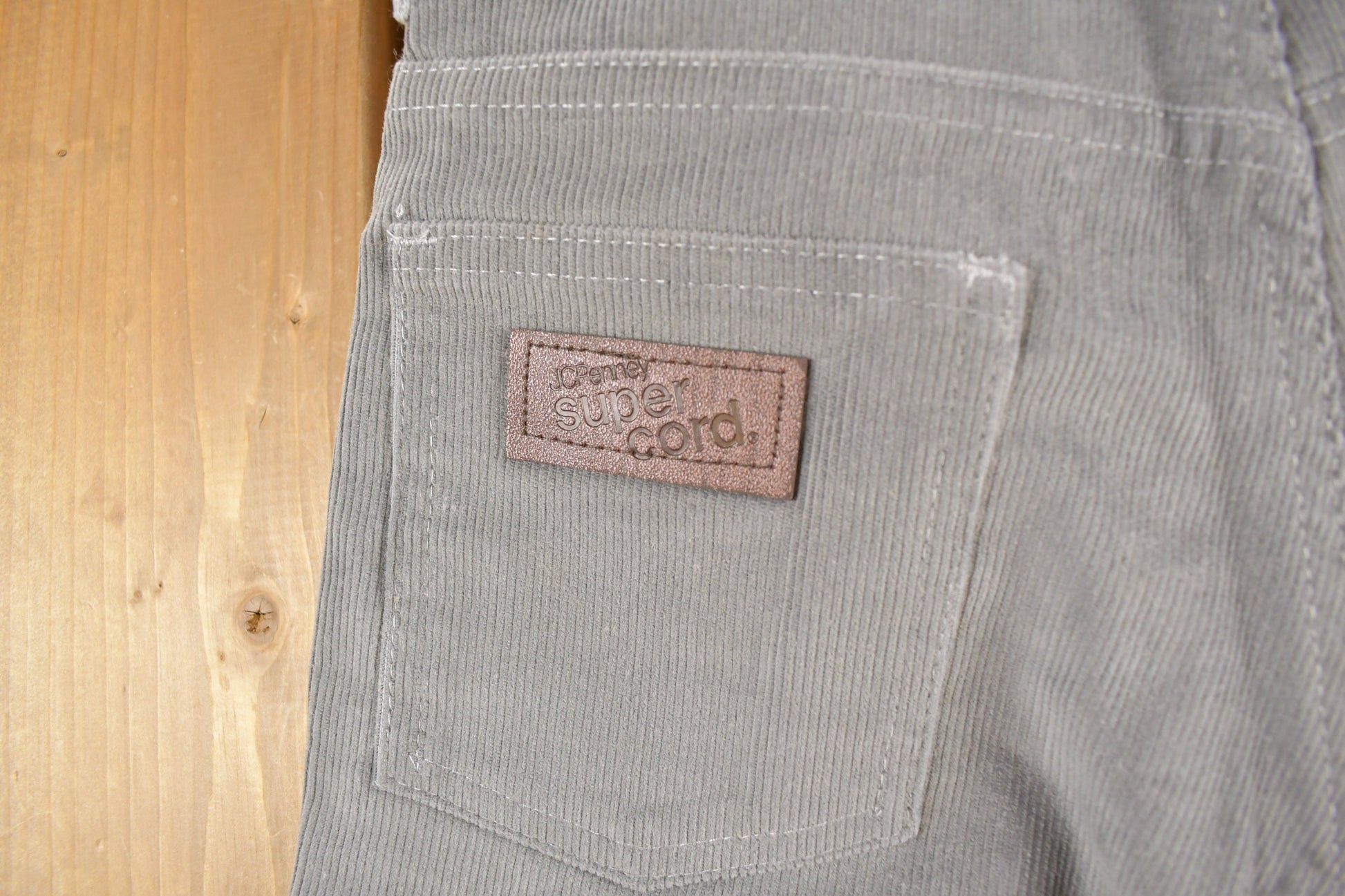 Vintage 1970s JC Penney Super Cord Corduroy Pants Size 25 x 26