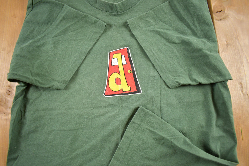 Vintage 1990s D Skateboarding Brand Graphic T Shirt