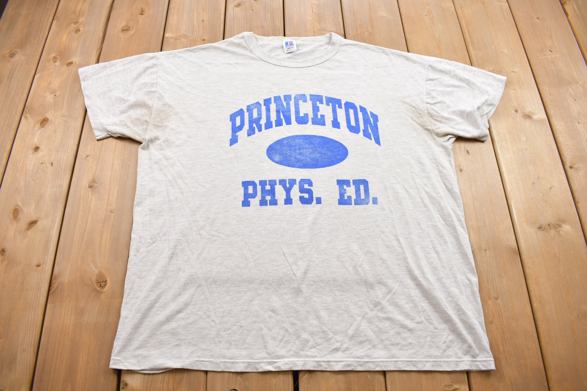 Vintage 1980s Russell Athletic Princeton University Phys Ed T-Shirt