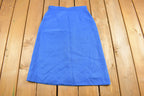 Vintage 1970s Blank Blue Skirt Size 28 Waist
