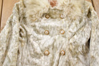 Vintage 1960s Double Breasted Fur Coat