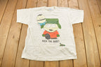 Vintage Y2K South Park Kick The Baby Graphic T-Shirt