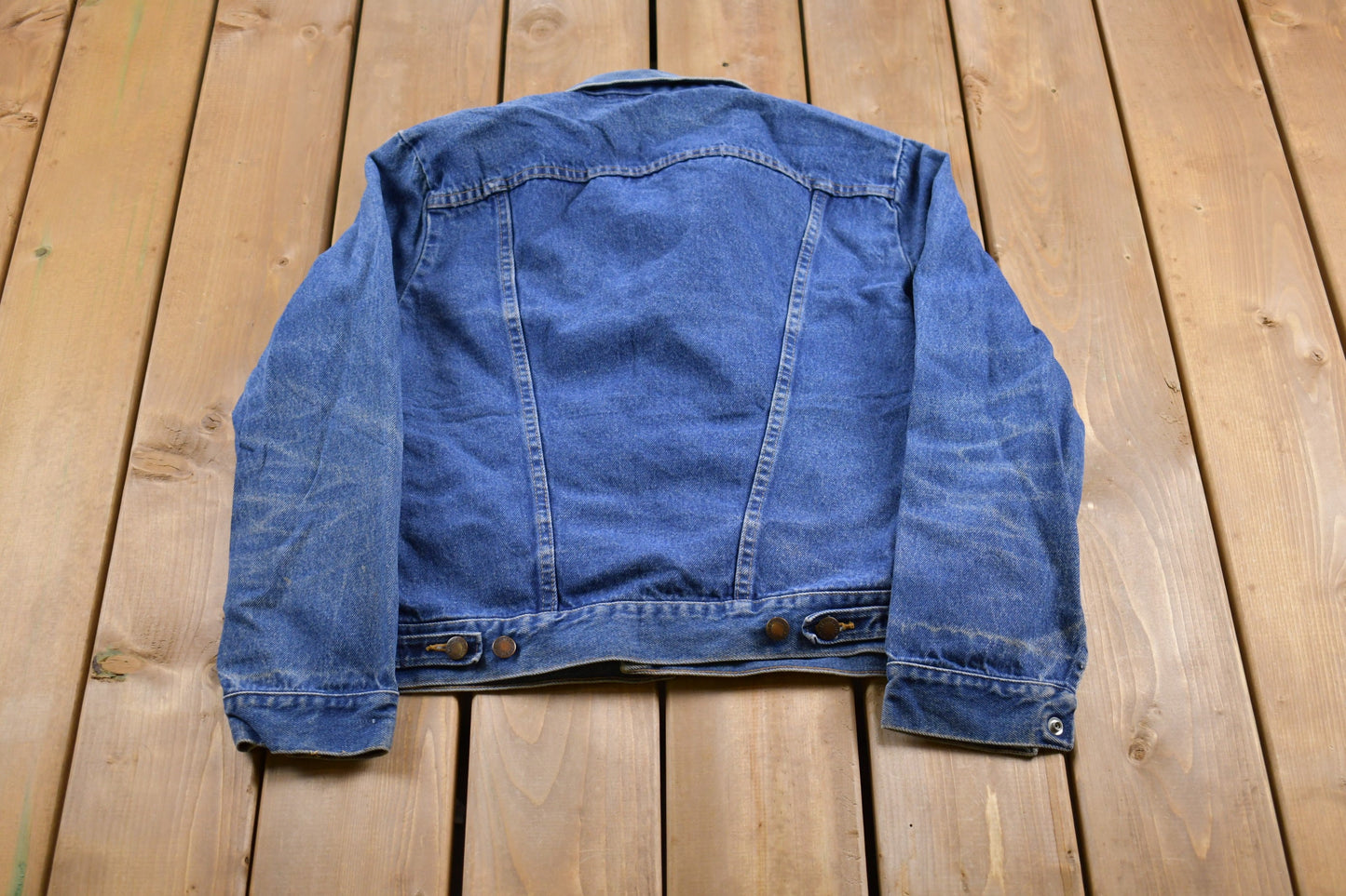 Vintage 1990s Rustler Denim Jean Jacket / Vintage Denim / Streetwear / Vintage Fall Outerwear / Fall Jacket / Rustler Denim / Made In USA