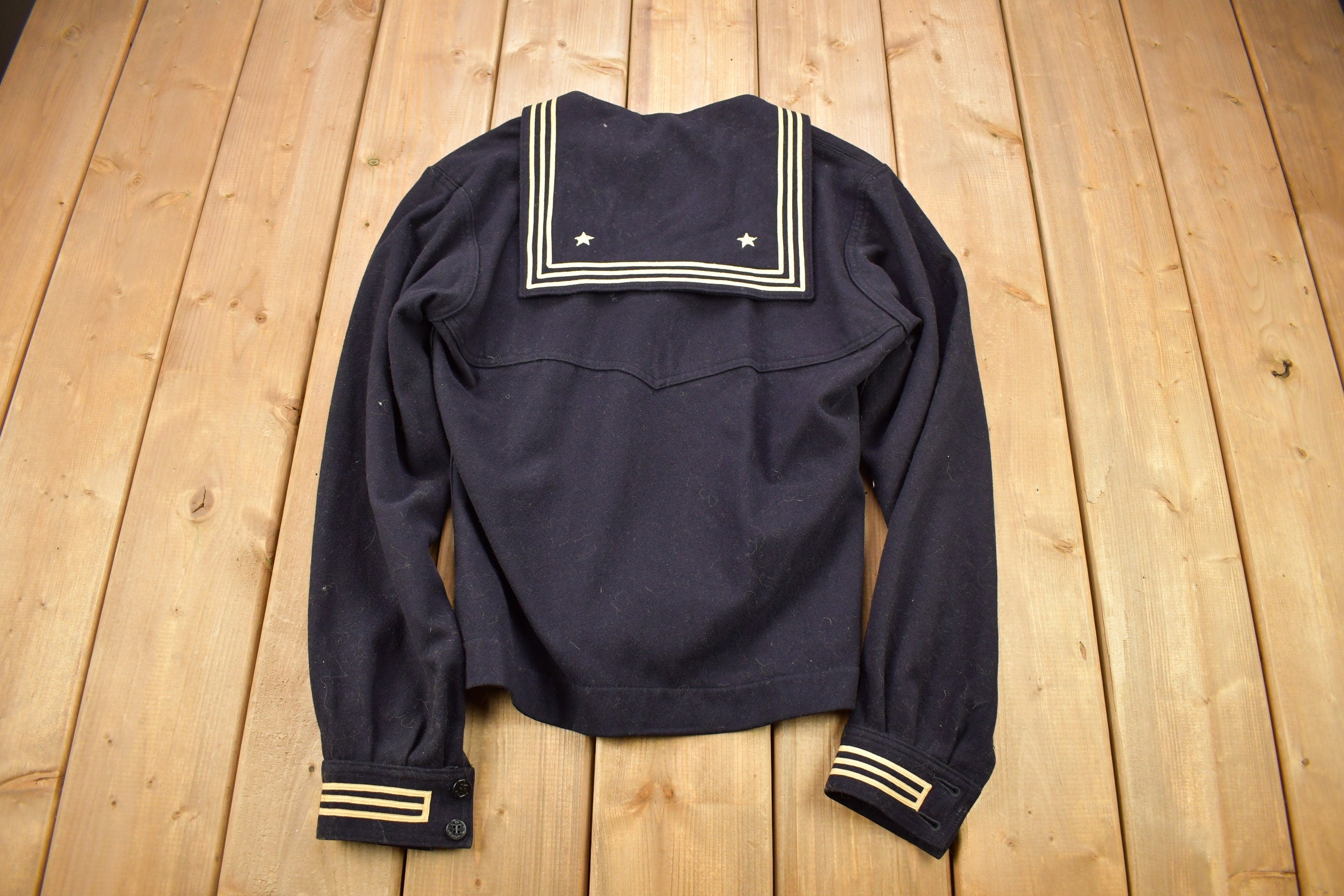 Vintage 1940s WWll Naval Wool Sweater