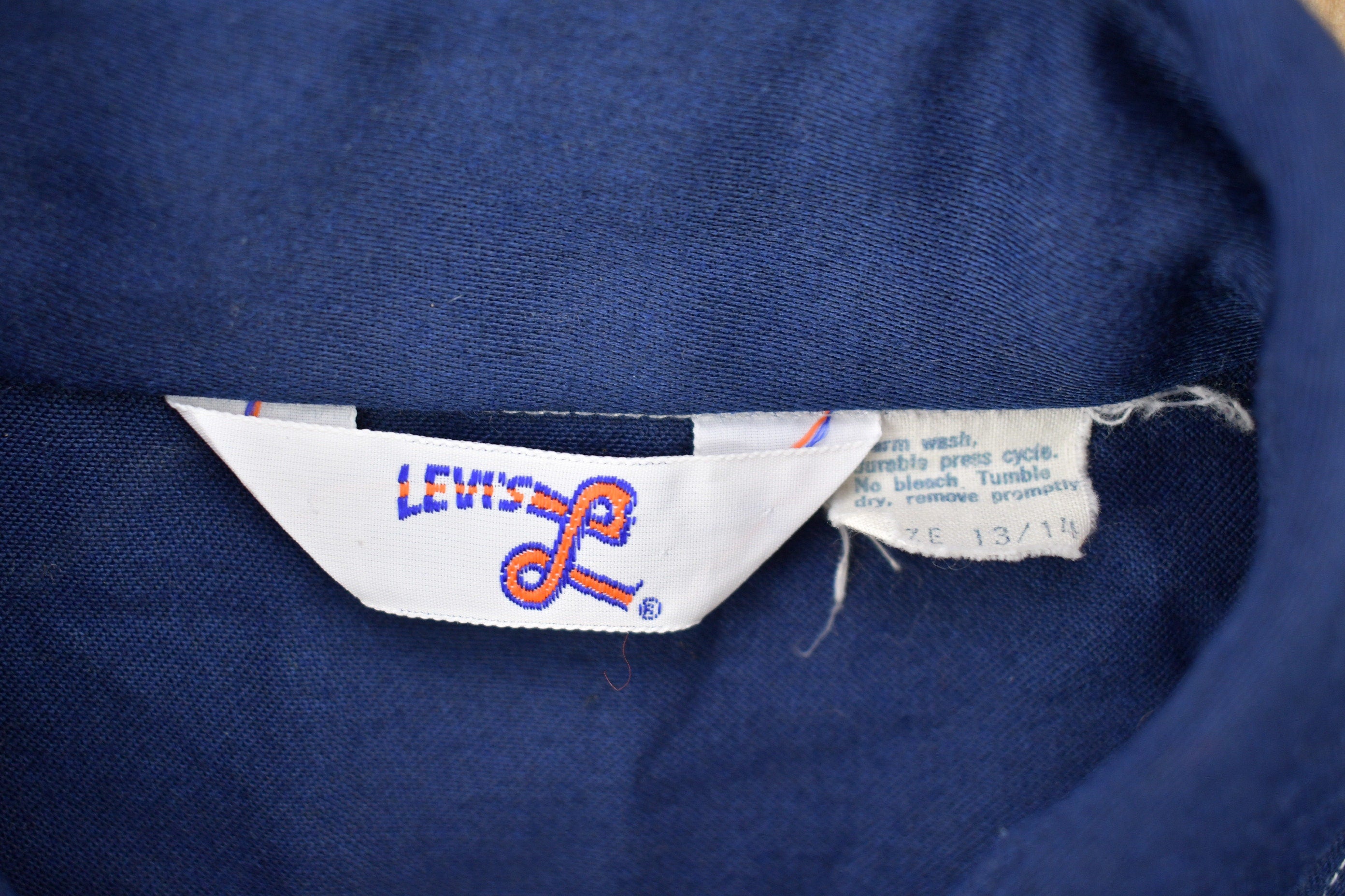 Vintage 1970s Levi's Denim Button Up Shirt