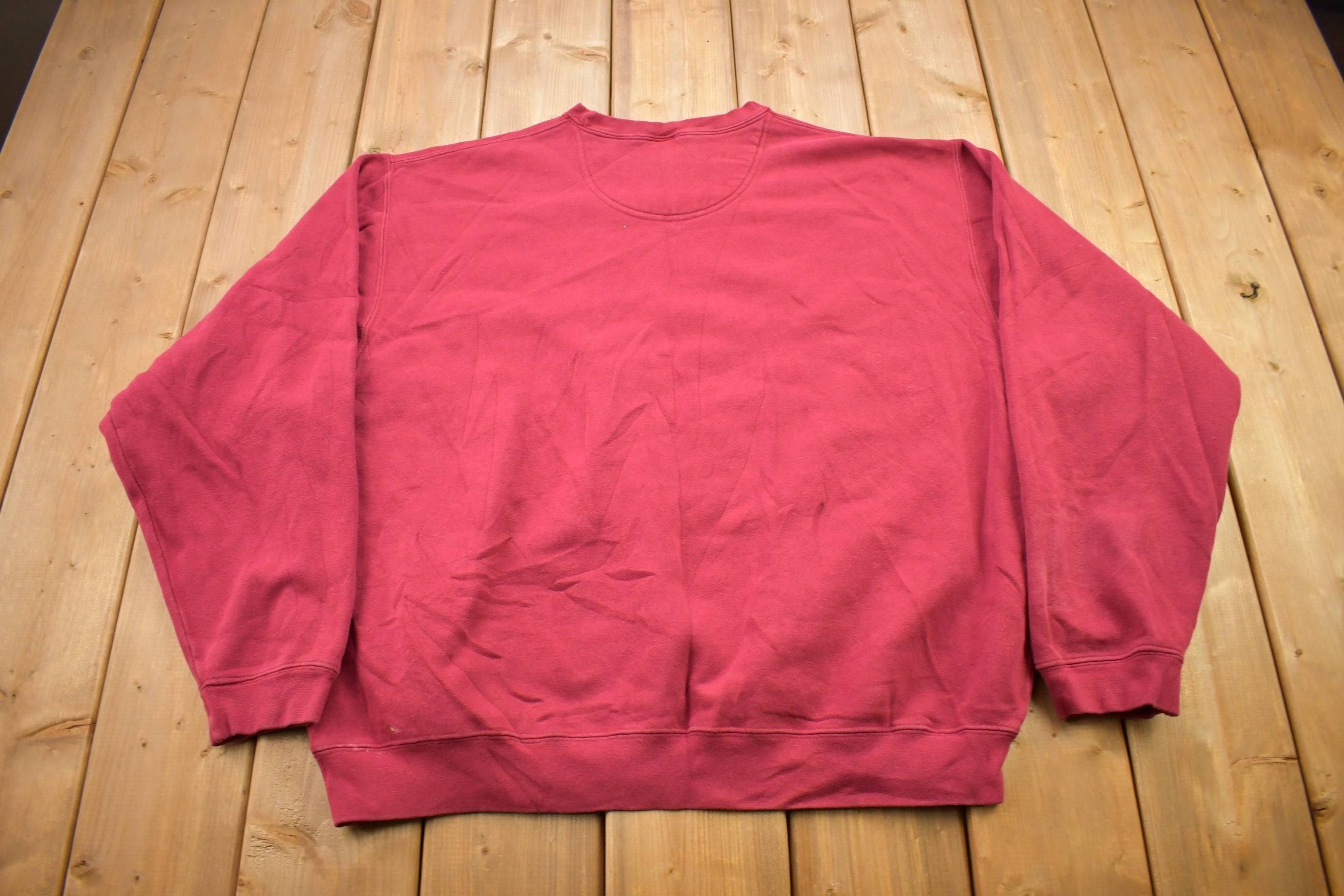 Vintage 1990s Nike Embroidered Mini Swoosh Crewneck Sweatshirt
