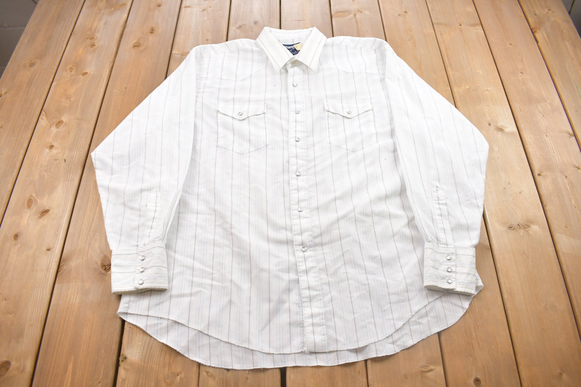 Vintage 1980s Wrangler Button Up Shirt