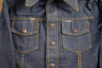 Vintage 1970s Sears Denim Dog Embroidered Jean Jacket