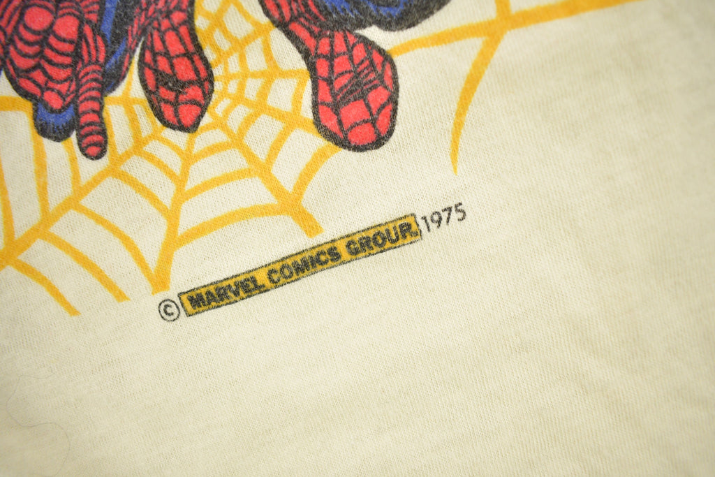 Vintage 1975 Toddler Size Marvel Comics Spiderman Graphic T-Shirt