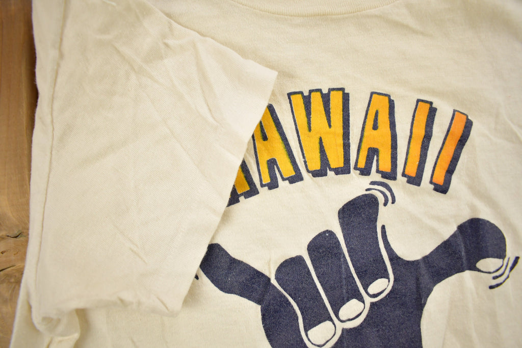 Vintage 1970s Hawaii Hang Loose Souvenir T Shirt