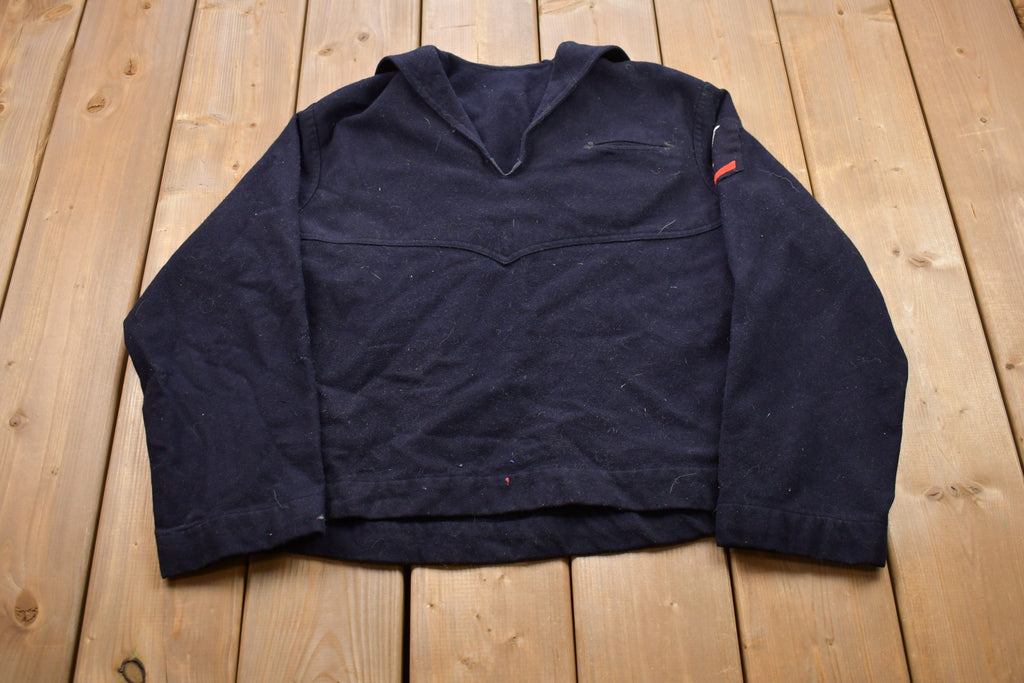 Vintage 1940s WWll Naval Clothing Factory Wool Sweater