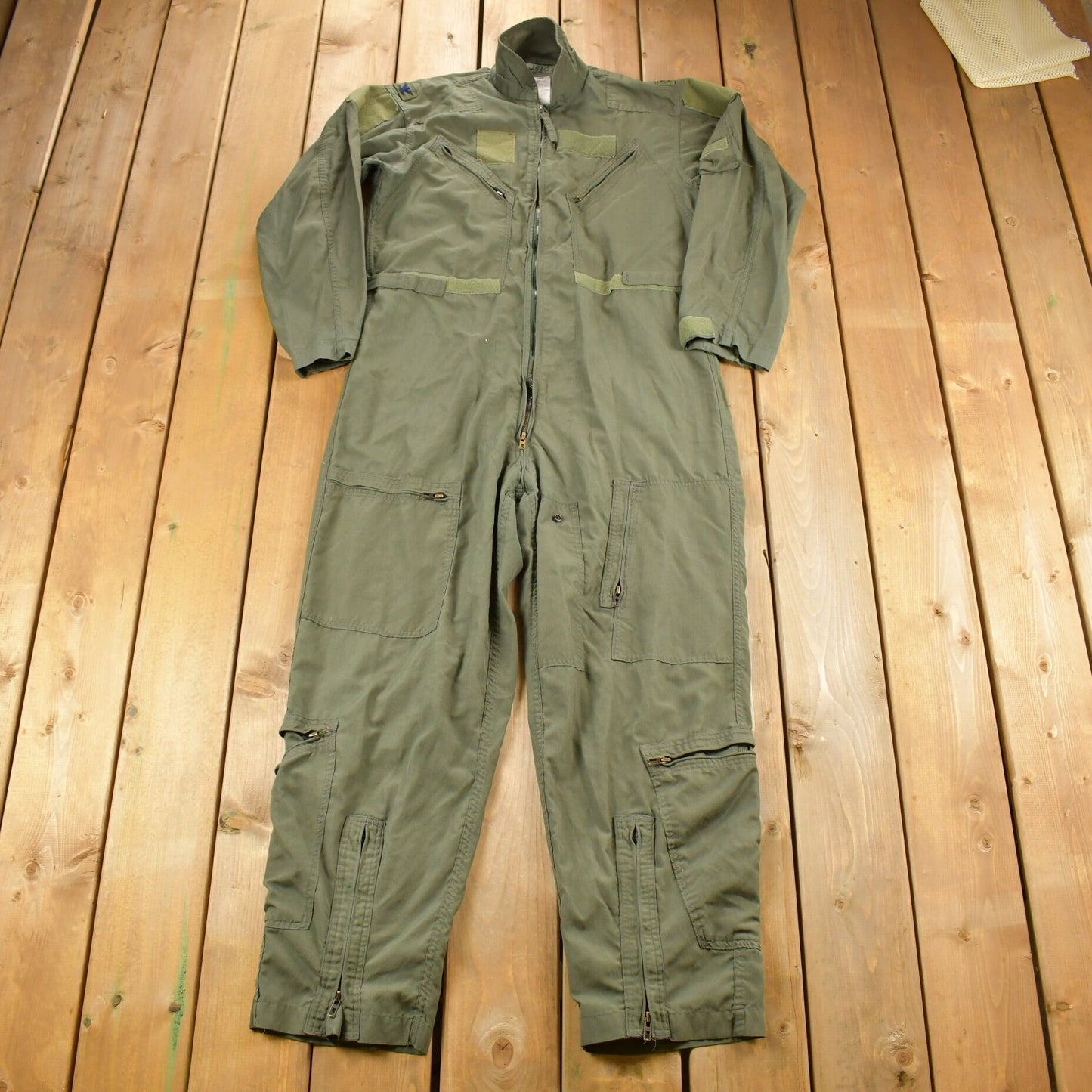 Vintage 1999 US Military Flyers Coveralls Jumpsuit Size 44 / Vintage Overalls / Militaria / Distressed Coveralls / Type CWU