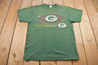 Vintage 1990s Logo 7 Green Bay Packers Graphic T Shirt
