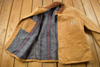 Vintage 1980s Carhartt Blanket Lined Chore Coat