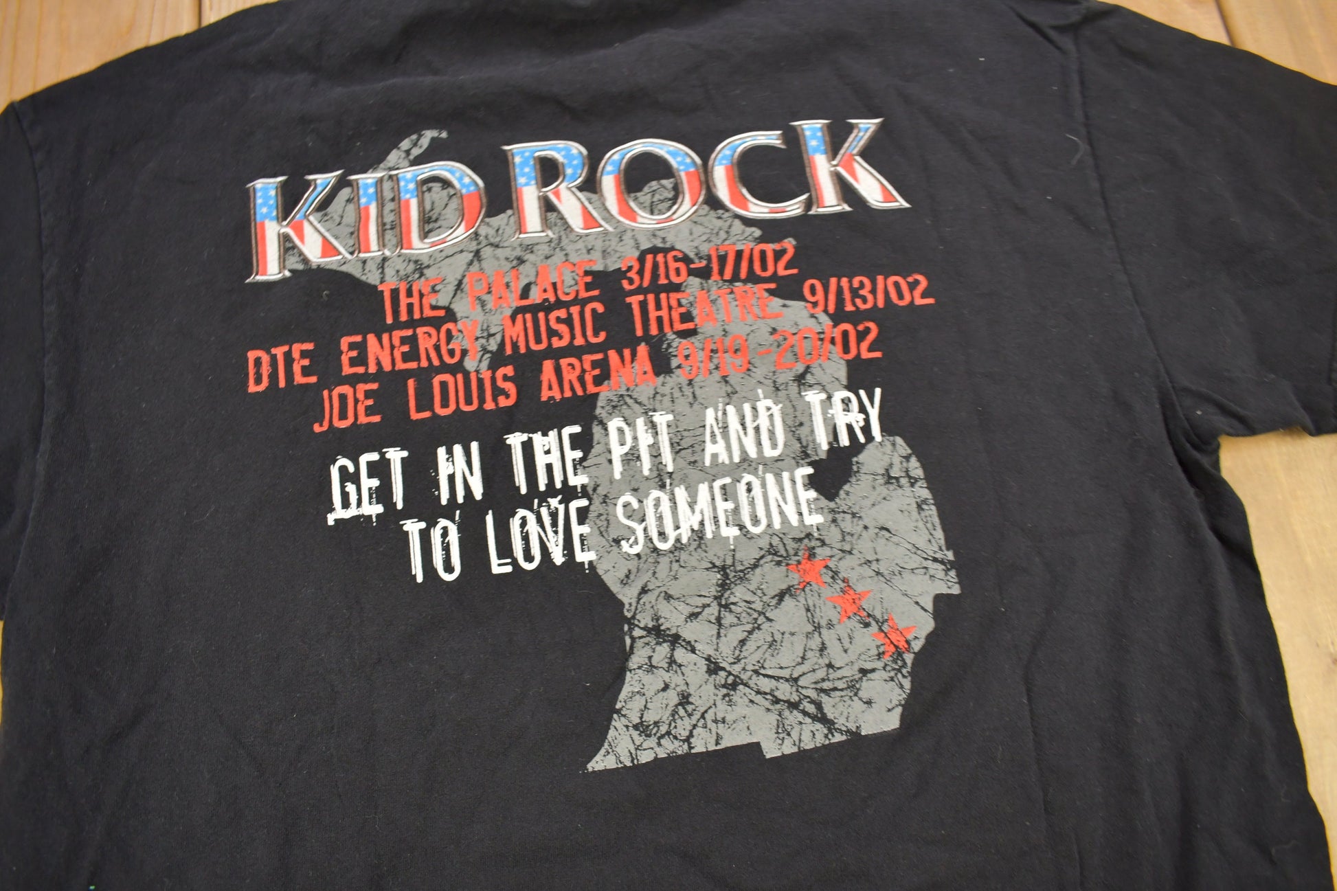 Vintage 2002 Kid Rock Detroit South Of Heaven Tour T-shirt