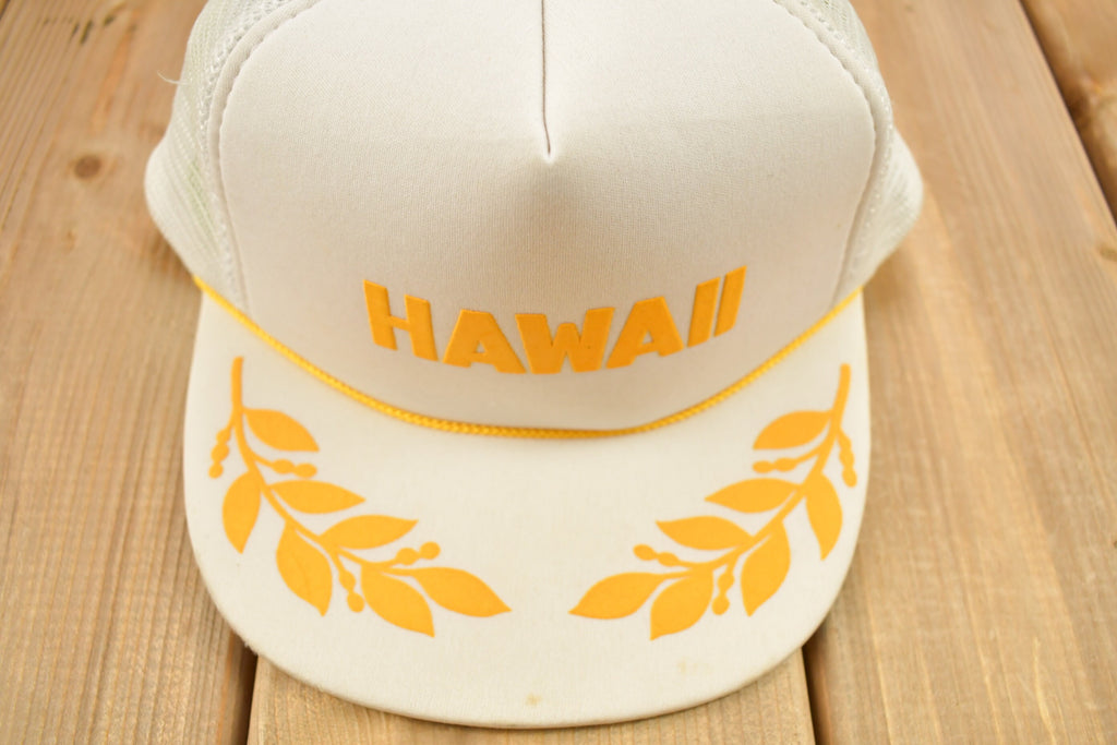 Vintage 1980s Hawaii Souvenir Trucker Hat