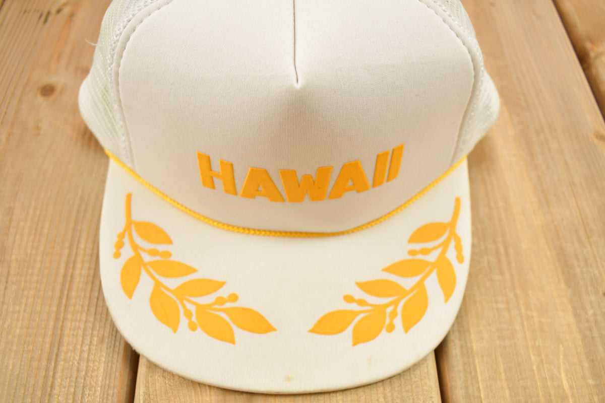 Vintage 1980s Hawaii Souvenir Trucker Hat