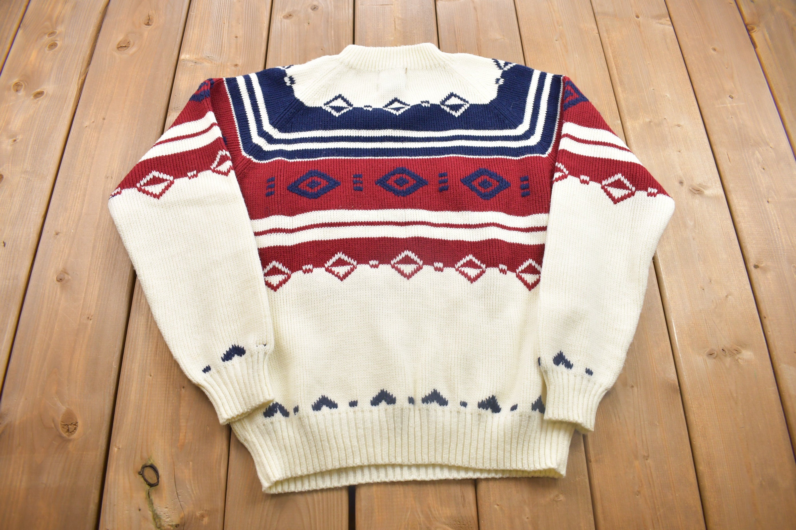 Vintage 1970s J.C Penney Knitted Crewneck Sweater