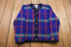 Vintage 1980s Worthington Button Up Knitted Cardigan Sweater