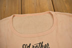 Vintage 1960s Days Of Our Lives Graphic Ringer T Shirt