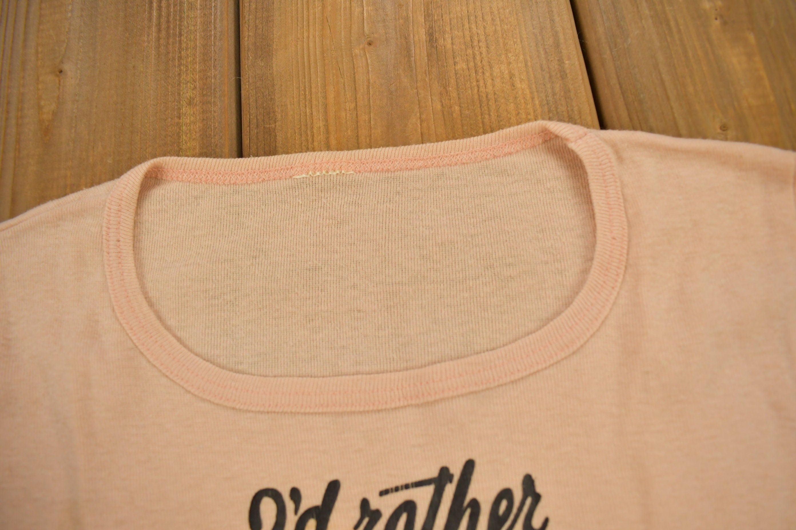 Vintage 1960s Days Of Our Lives Graphic Ringer T Shirt
