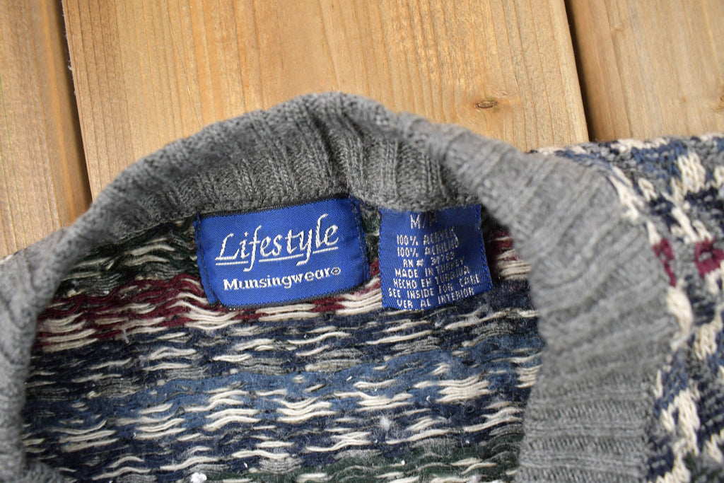 Vintage 1990s Lifestyle Munsingwear Knitted Crewneck Sweater