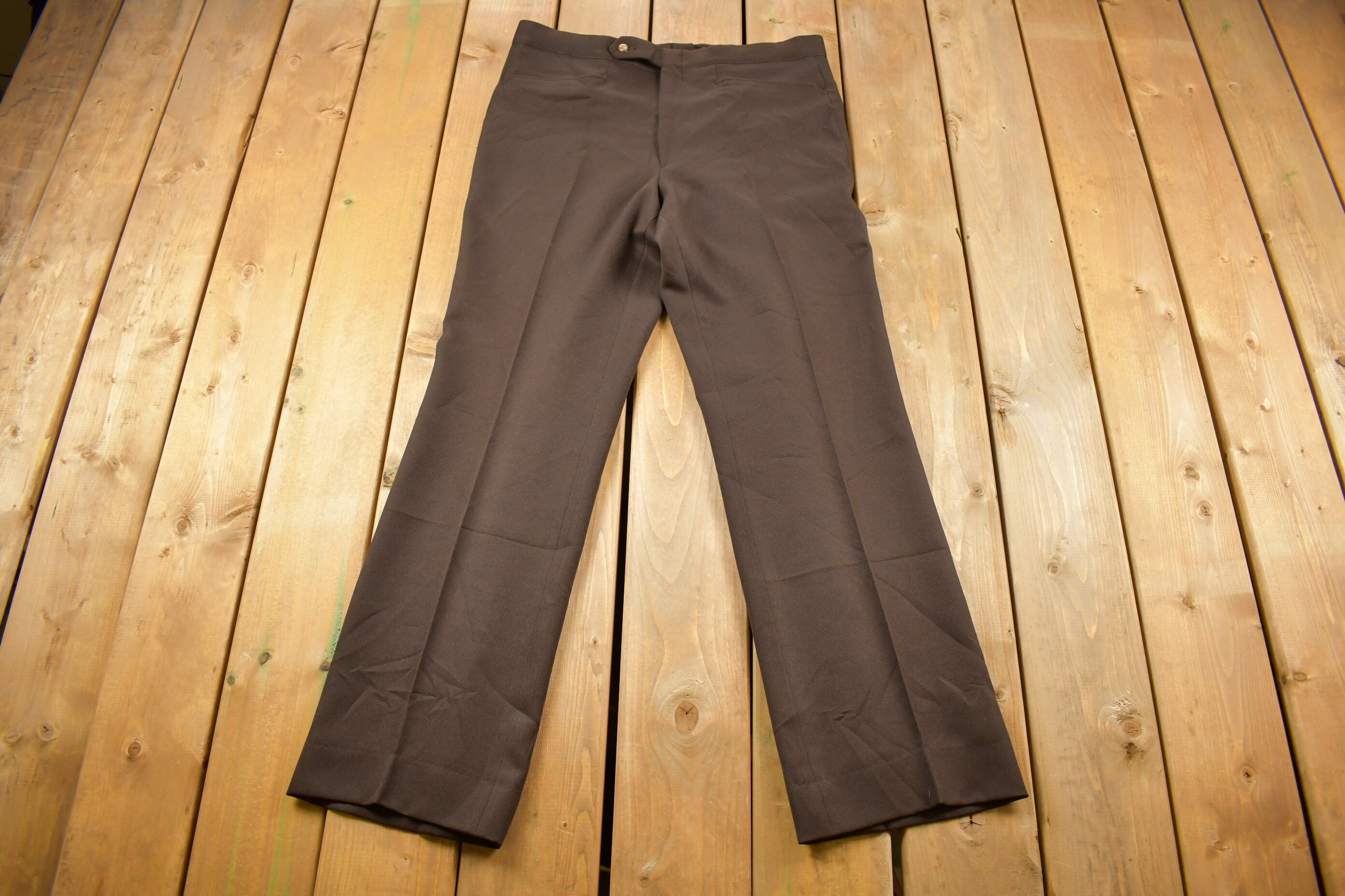 Vintage 1950s Sans A Belt Jaymar Slacks Size 36 x 31