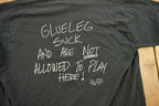 Vintage 1990s Glueleg Canadian Band T-shirt