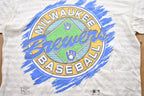 Vintage 1992 Milwaukee Brewers MLB Graphic T-Shirt