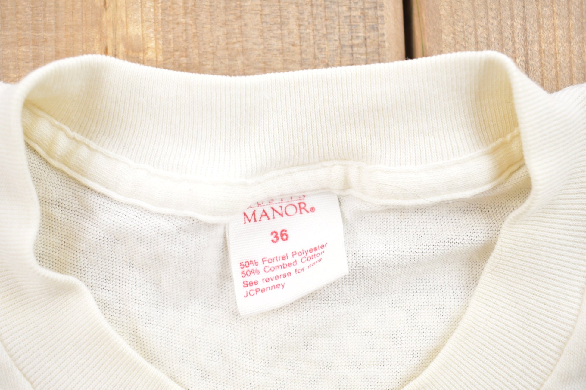Vintage 1980s Manor Blank T-Shirt