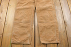 Vintage 1980s Carhartt Double Knee Work Pants Size 38 x 31