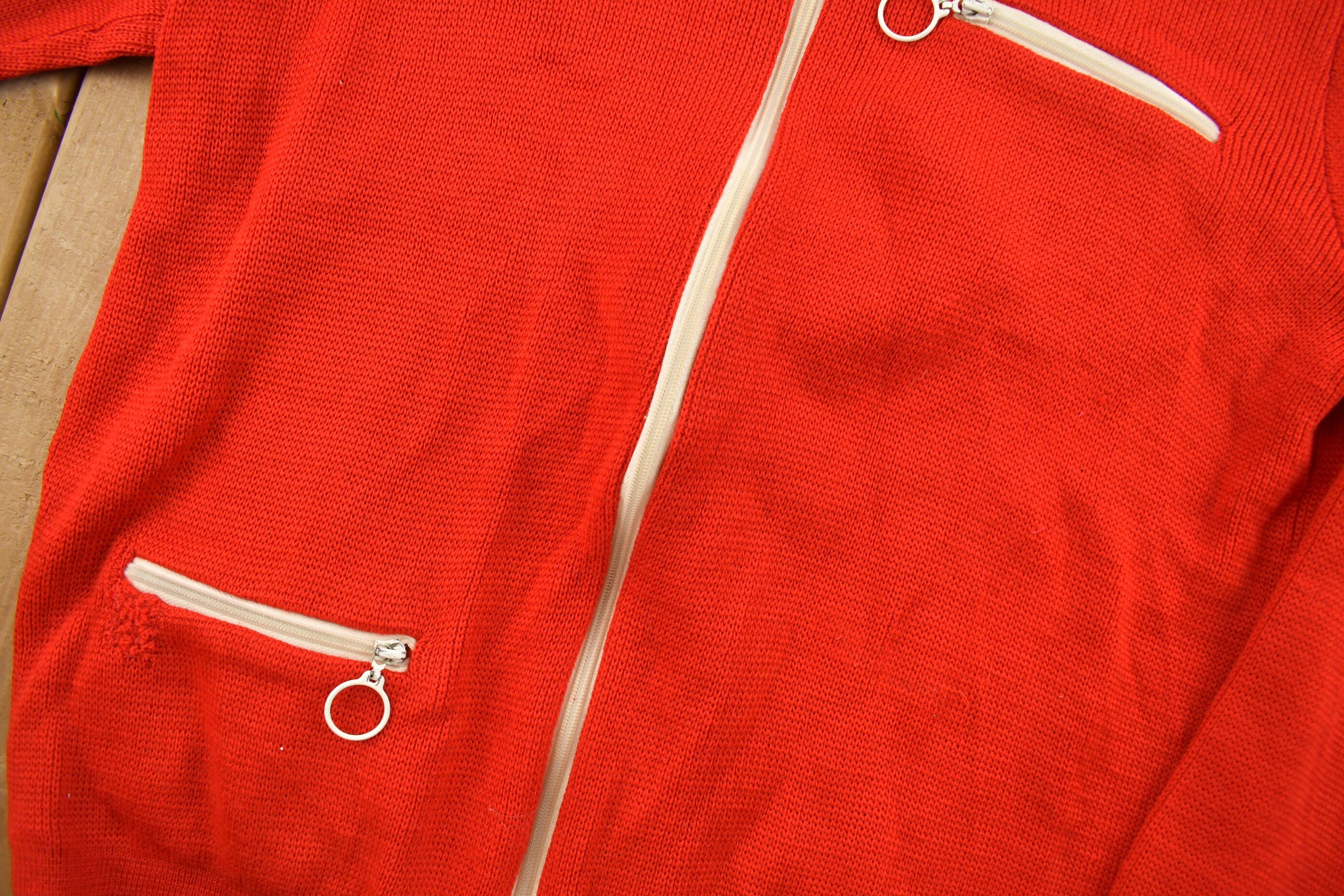 Vintage 1960s Blank Zip Up Sweatshirt