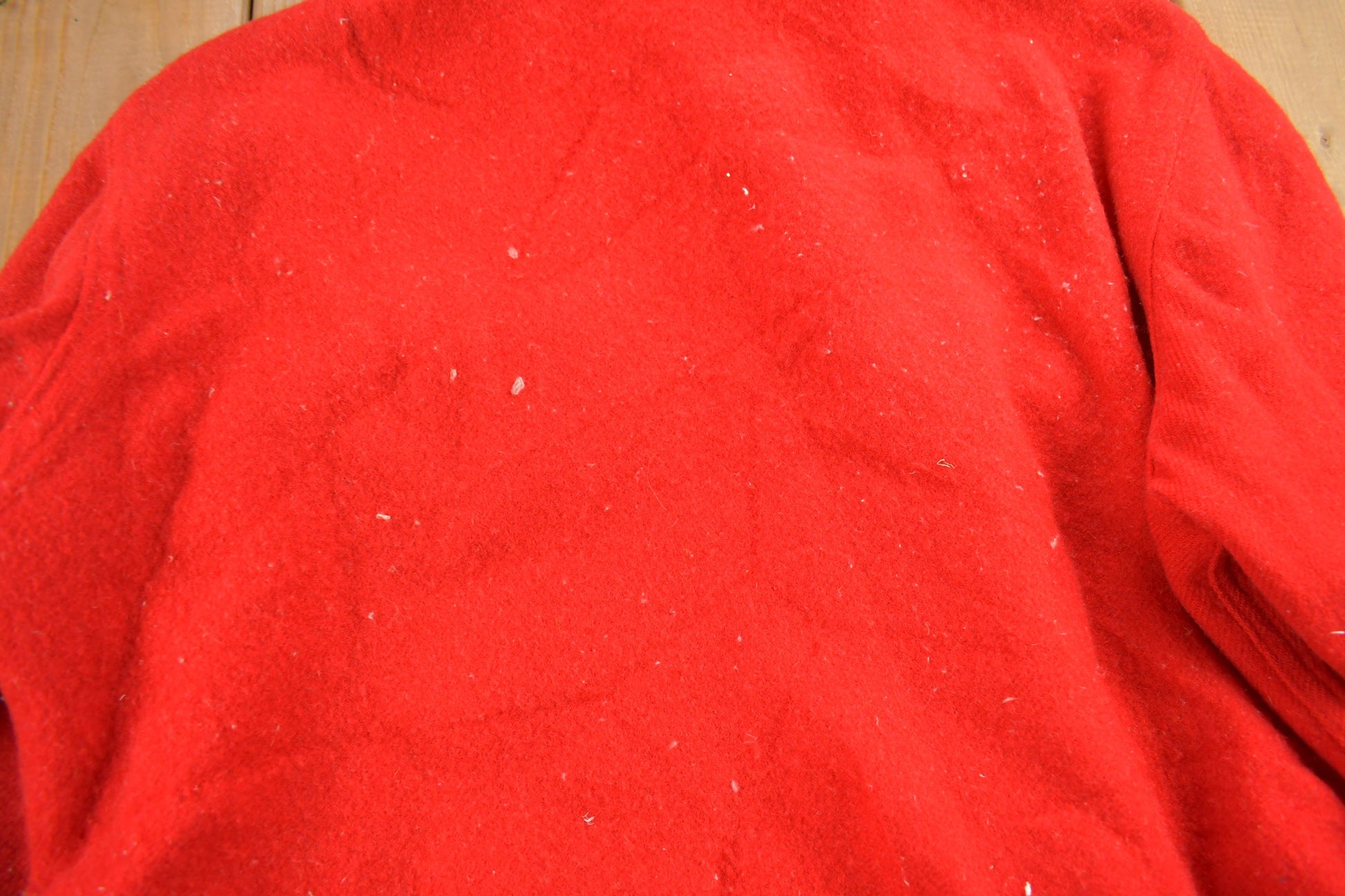 Vintage 1950s Woolrich Red Wool Button Up Shirt