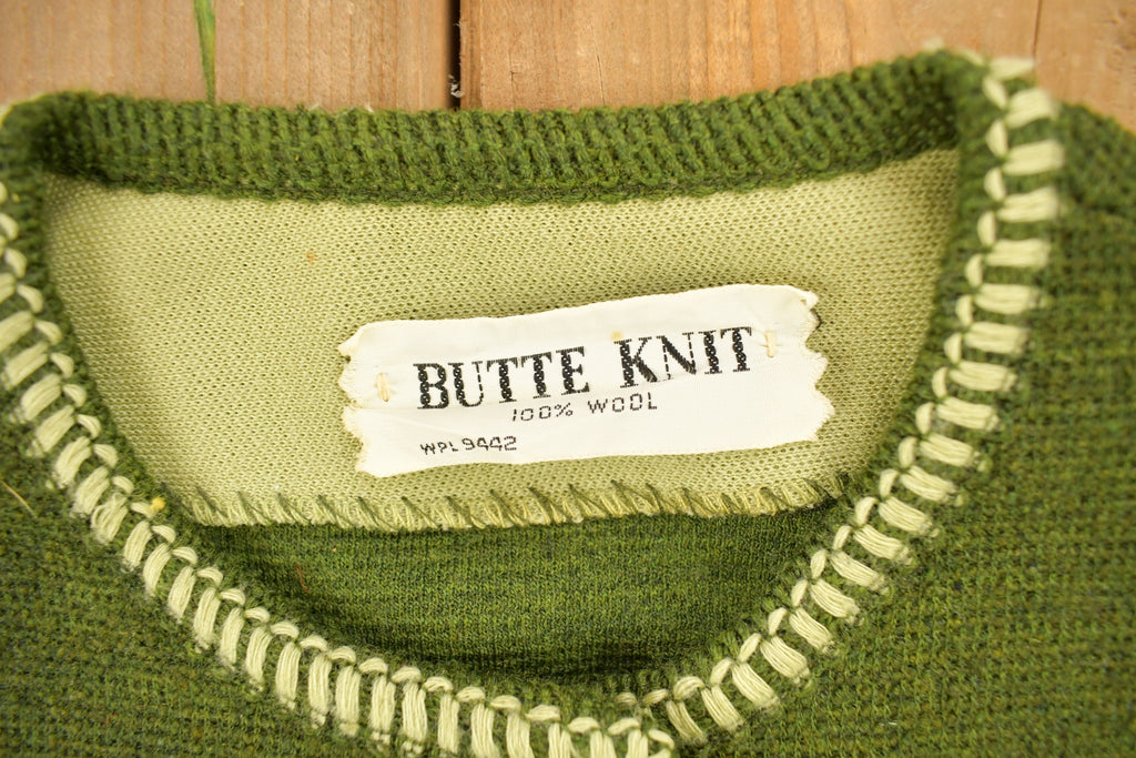 Vintage 1970s Butte Knit Women's Knitted Cardigan