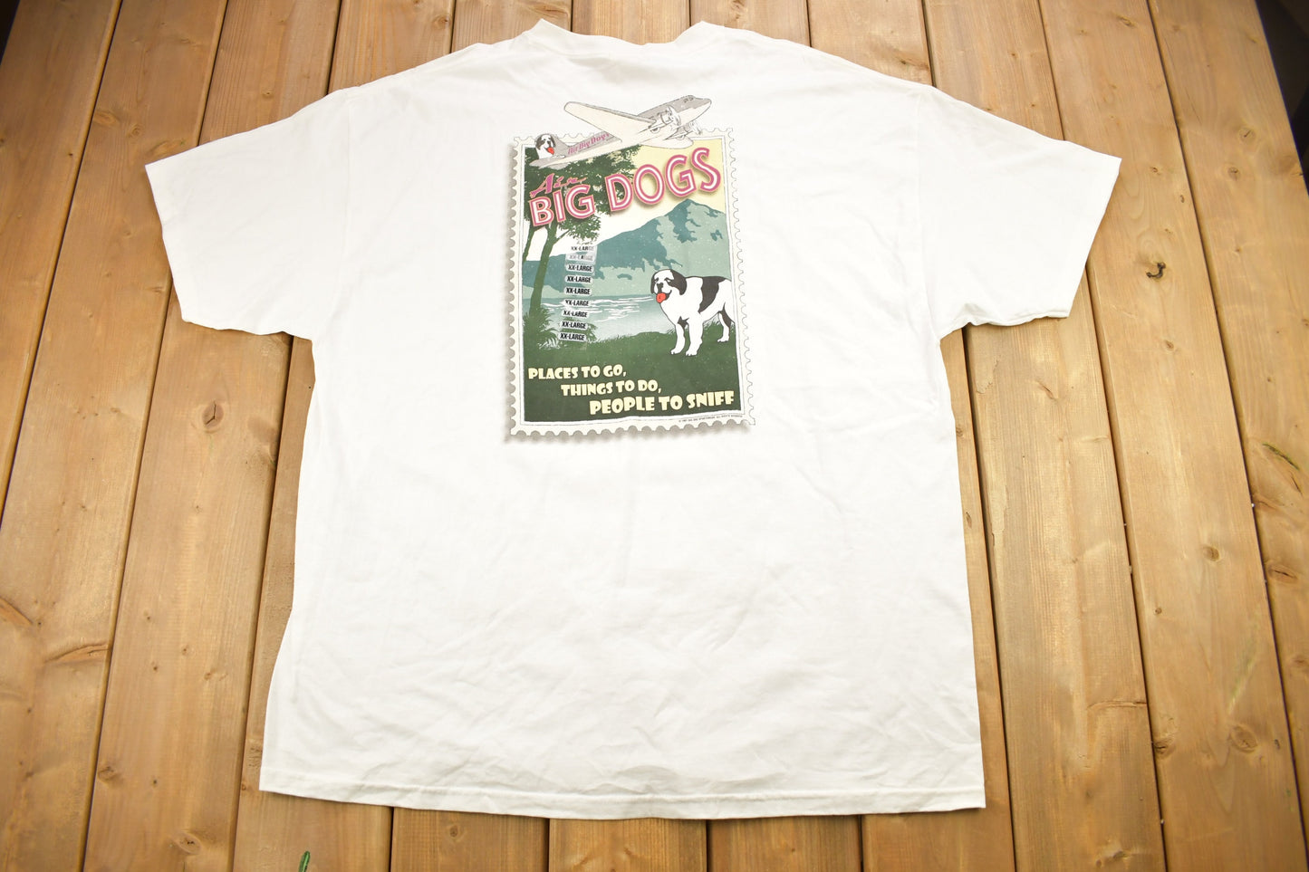 Vintage 1997 Deadstock Air Big Dogs Graphic T Shirt / Vintage T Shirt / Streetwear / Graphic Tee / Big Dog Extreme / Made In USA