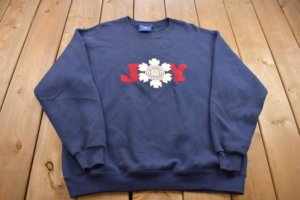 Vintage 1990s Oarsman JOY Crewneck Sweatshirt
