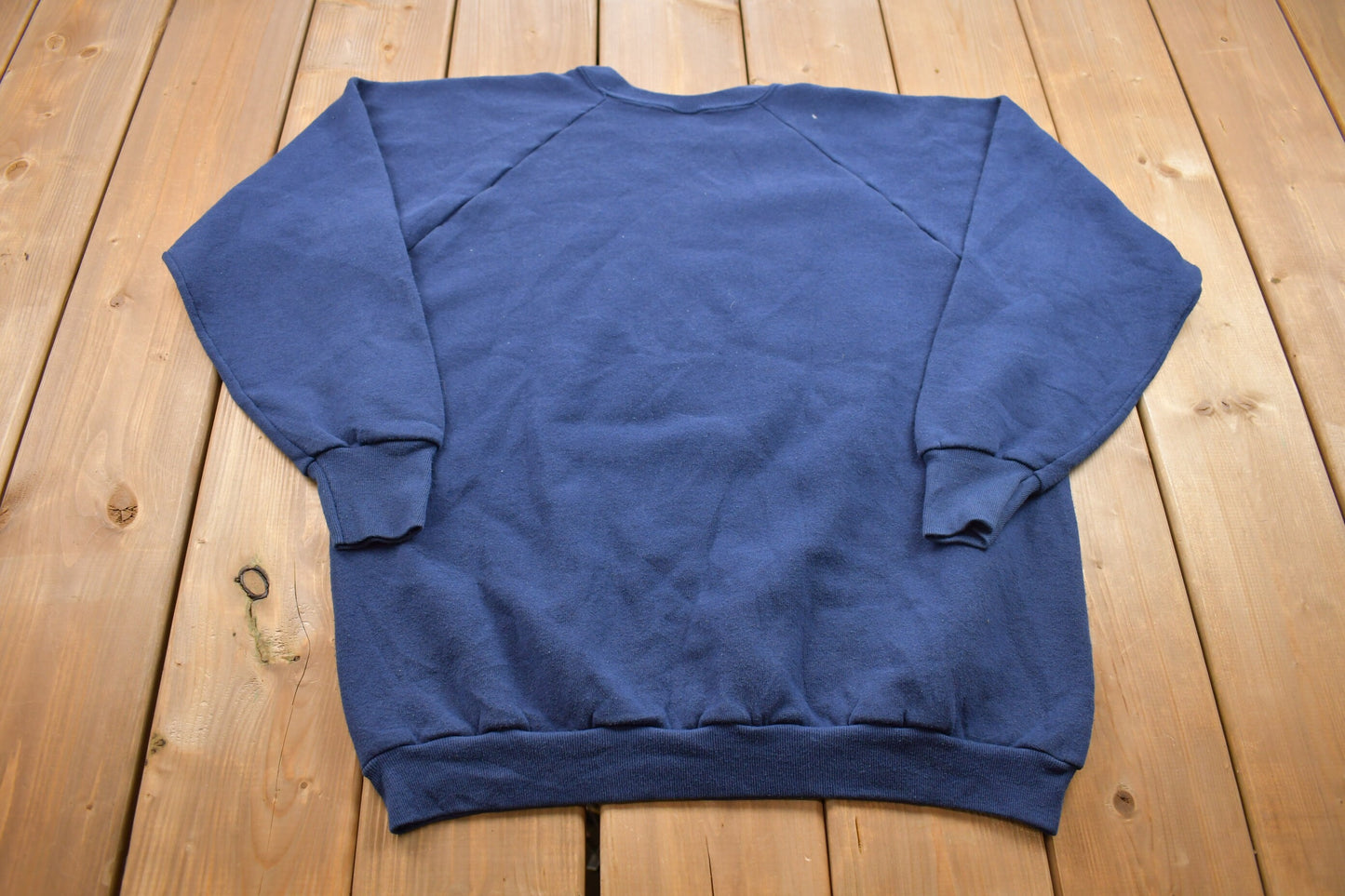 Vintage 1990s Republic Michigan Raglan Crewneck Sweatshirt / 90s Crewneck / Made In USA / Essential / Streetwear / 90s