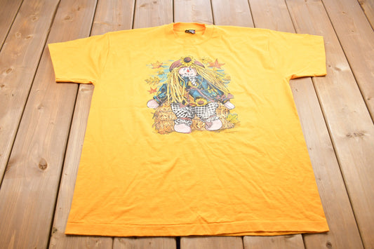 Vintage 1990s Scarecrow Graphic T Shirt / Vintage T Shirt / Streetwear / Rare Vintage / Single Stitch / Made In USA