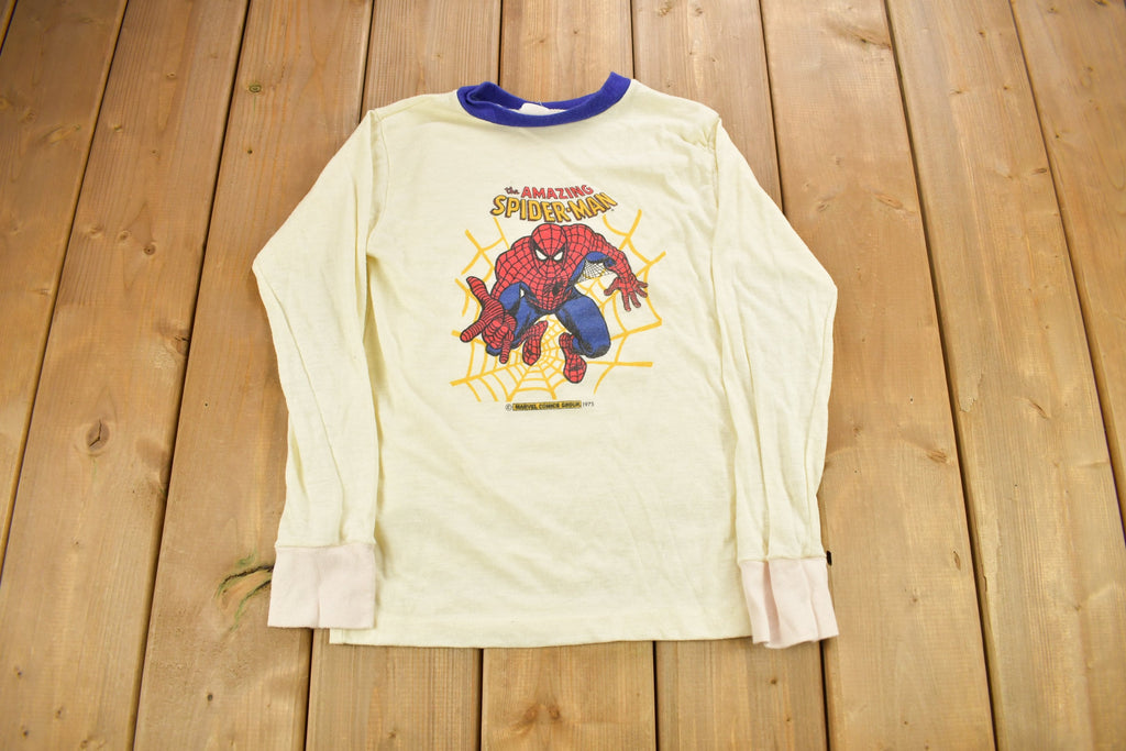 Vintage 1975 Toddler Size Marvel Comics Spiderman Graphic T-Shirt