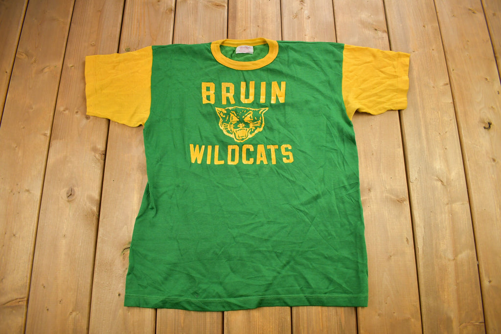 Vintage 1950s Bruin Wild Cats Graphic Jersey Shirt