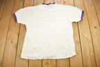 Vintage 1990s Nike Big Swoosh Graphic Ringer T-Shirt
